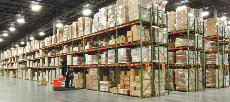 Industrial pallet racking warehouse in Seattle Washington